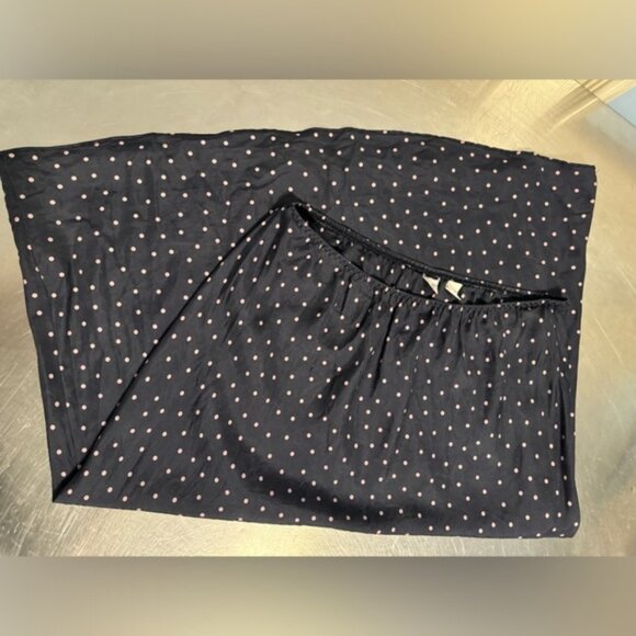Silk vintage polka dot slip midi skirt - Picture 9 of 9